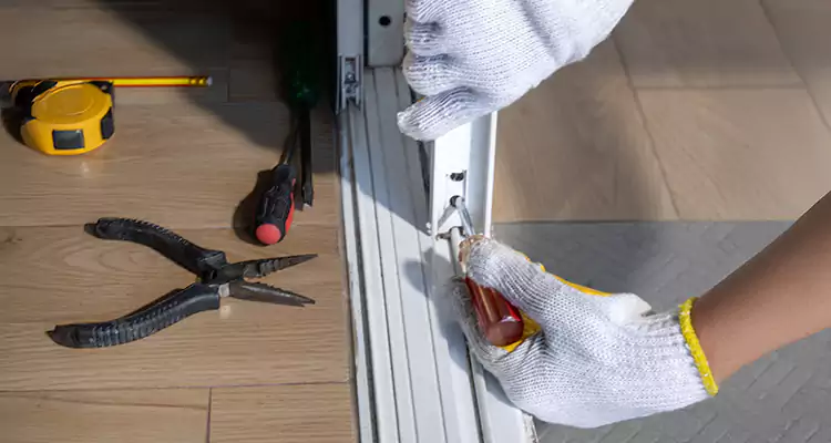 Backyard Sliding Door Track Repair in Egypt Lake-Leto, FL