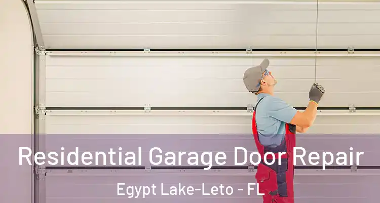 Residential Garage Door Repair Egypt Lake-Leto - FL