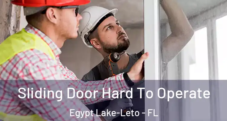 Sliding Door Hard To Operate Egypt Lake-Leto - FL