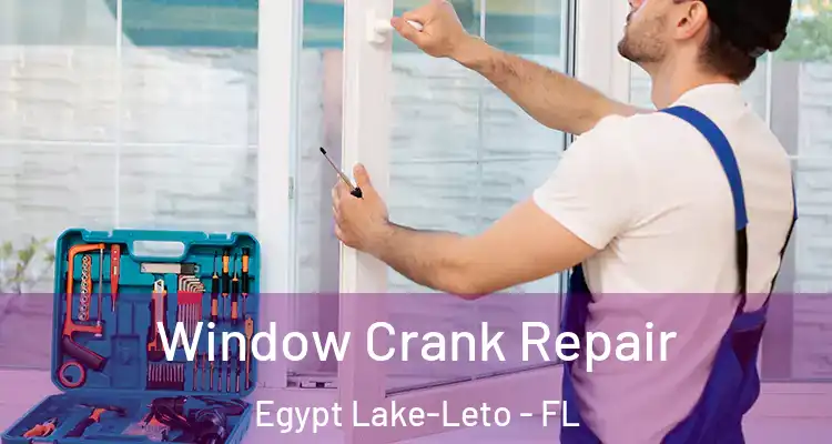 Window Crank Repair Egypt Lake-Leto - FL